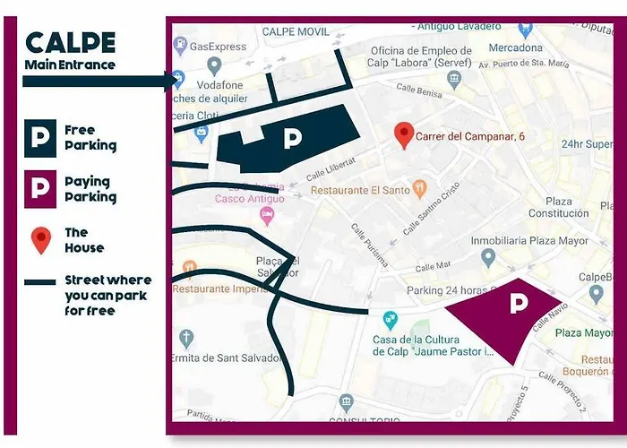 Charmante Maison Independante Dans Le Vieux Calpe